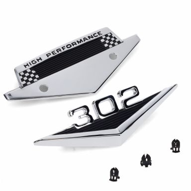 302 Emblem & High Performance Badge | 66-68 Ford Bronco